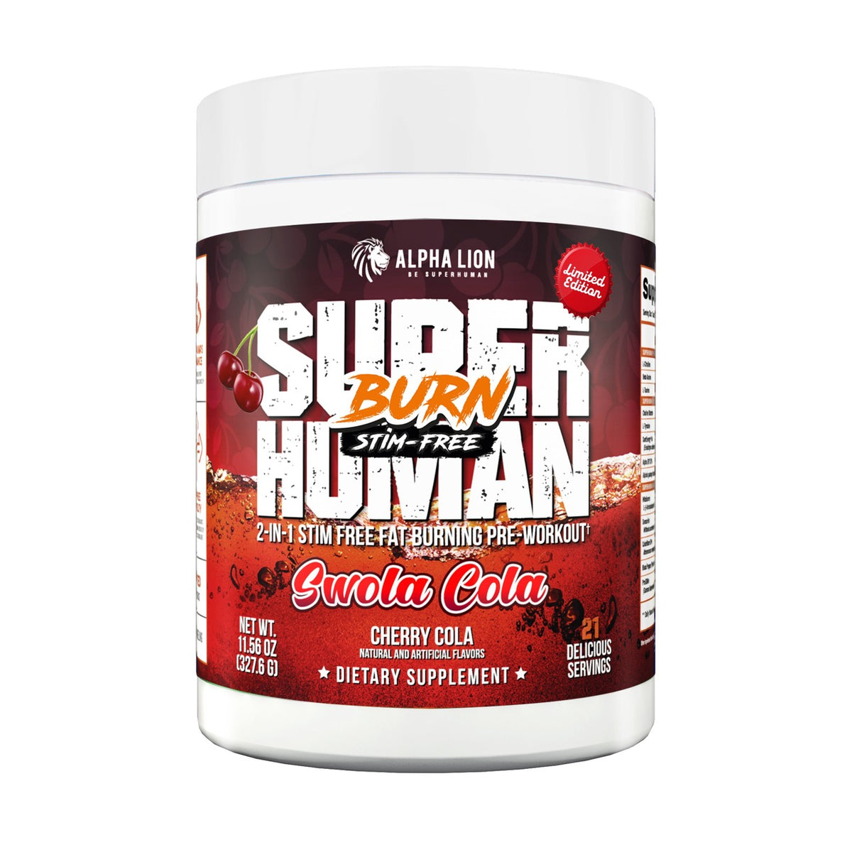 Super Human Burn Stim Free Pre Workout Alpha Lion Nutrition Cartel