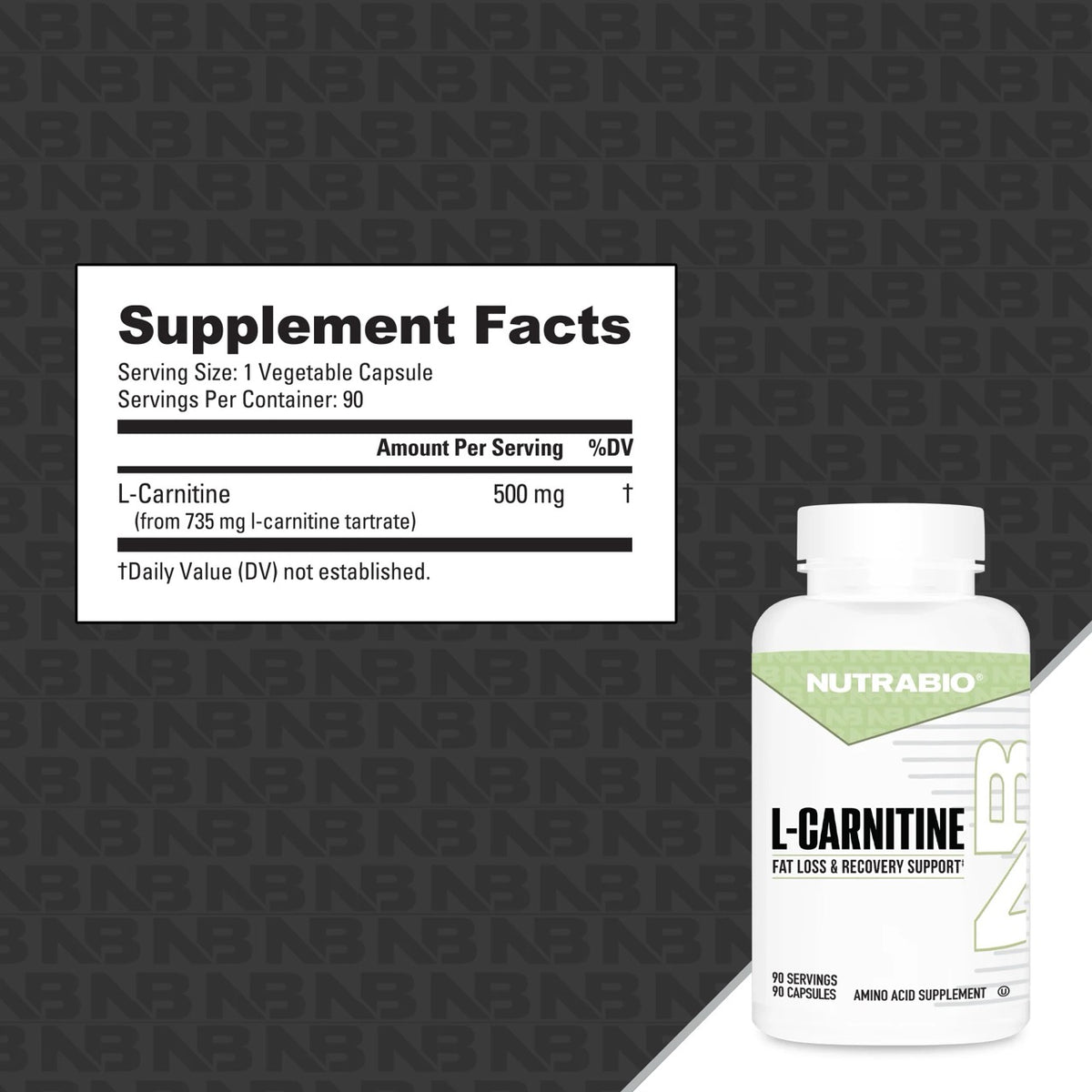 NutraBio L-Carnitine NutriCartel NutraBio L-Carnitine NutriCartel
