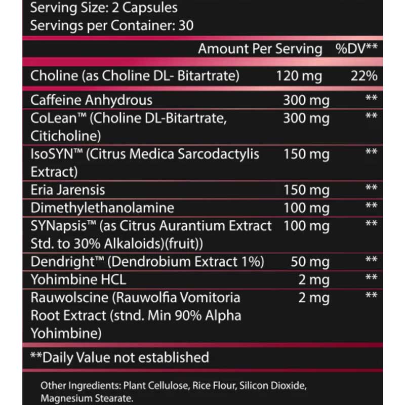 Ember Stim Fat Burner Inspired Nutra Nutrition Cartel