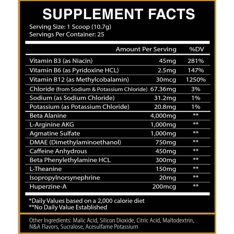 God of War Pre Workout Centurion Labz Nutrition Cartel