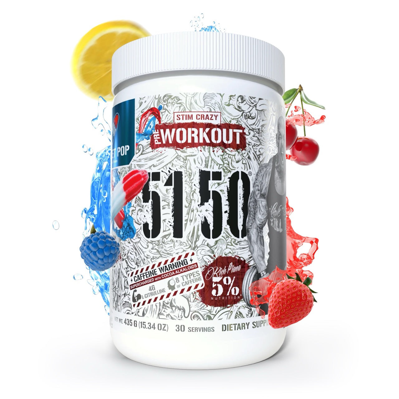5150 Pre-Workout | 5% Nutrition Rich Piana – NutriCartel