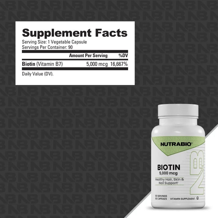 B-7 (Biotin) ingredient label