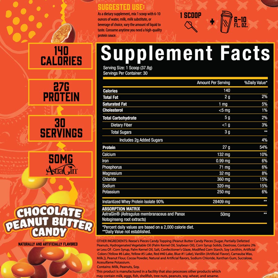 IsoCartel™ Whey Protein Isolate ingredient label 3