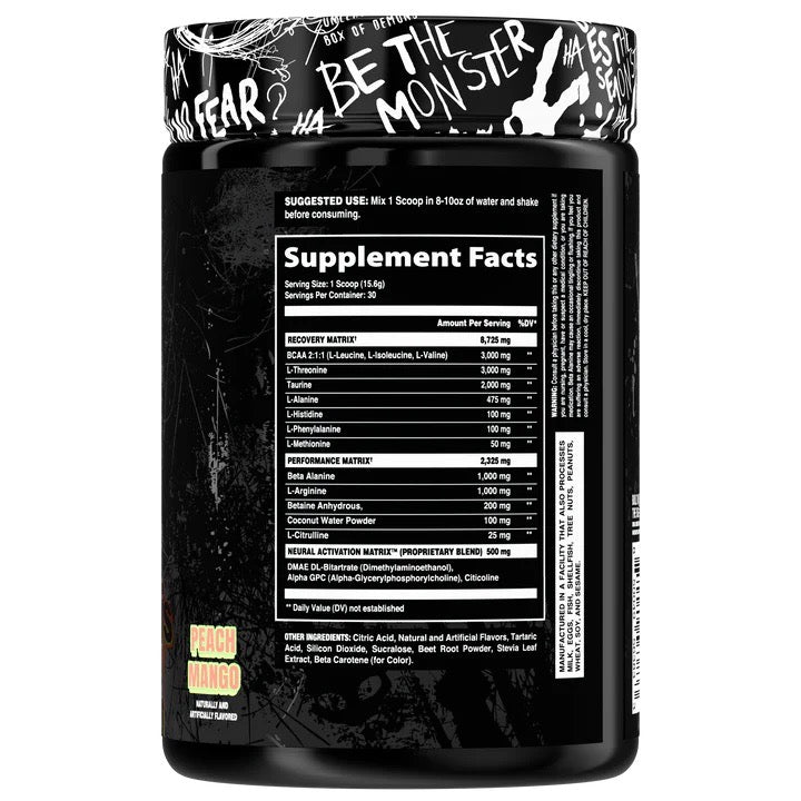 AfterDark Dripnosis ingredient label 2