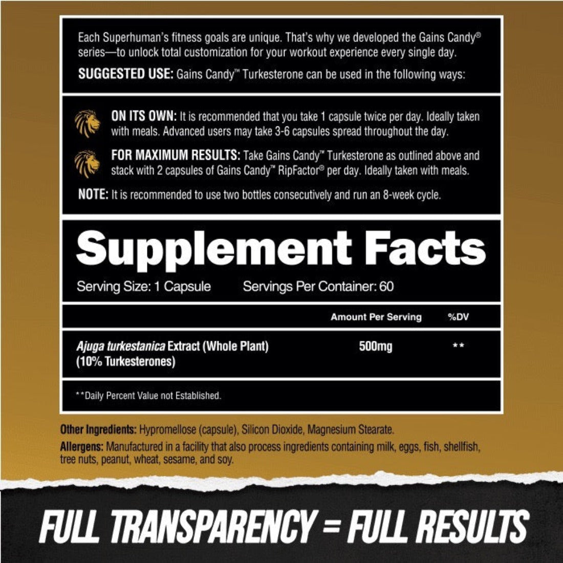 Alpha Lion Turkesterone – NutriCartel - Main Image