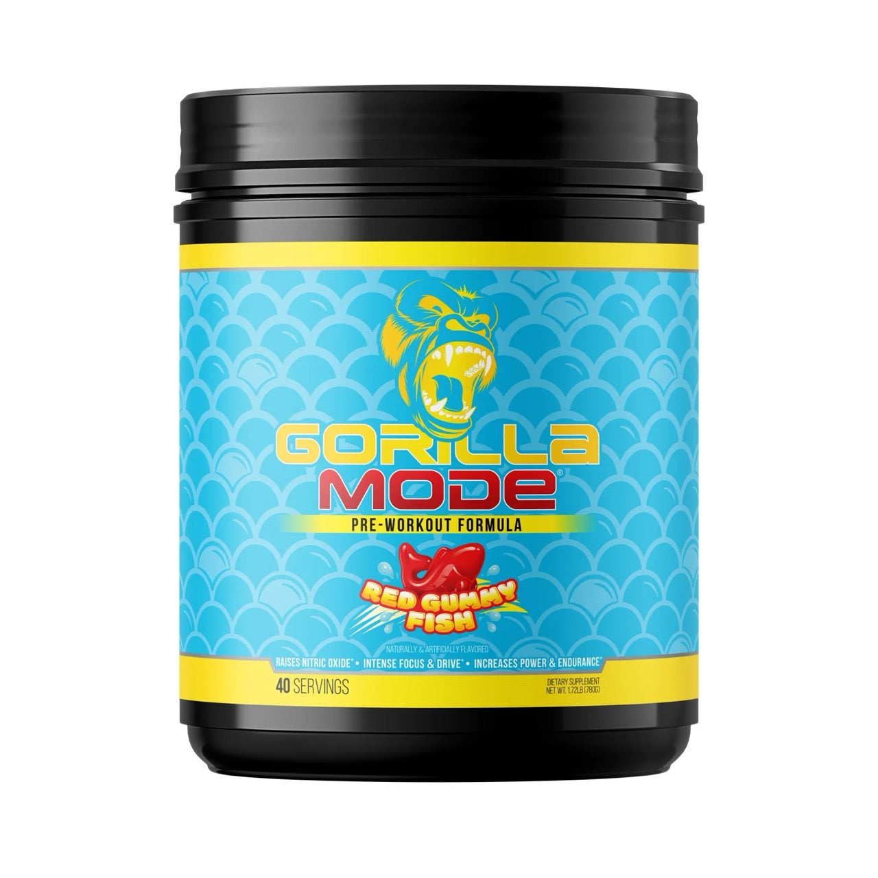 gorilla mode ar l carnitine l tartrate 750 mg Mind - Gorilla Nitric Stimulant Free Pre-Workout Formula - Red Gummy Fish (40 Servings) Gorilla Mode Pre Workout by