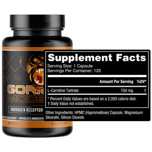 gorilla mode l carnitine Gorilla Mode AR (Androgen Receptor) – NutriCartel