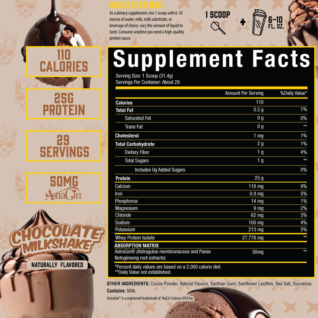 IsoCartel™ Whey Protein Isolate ingredient label 9