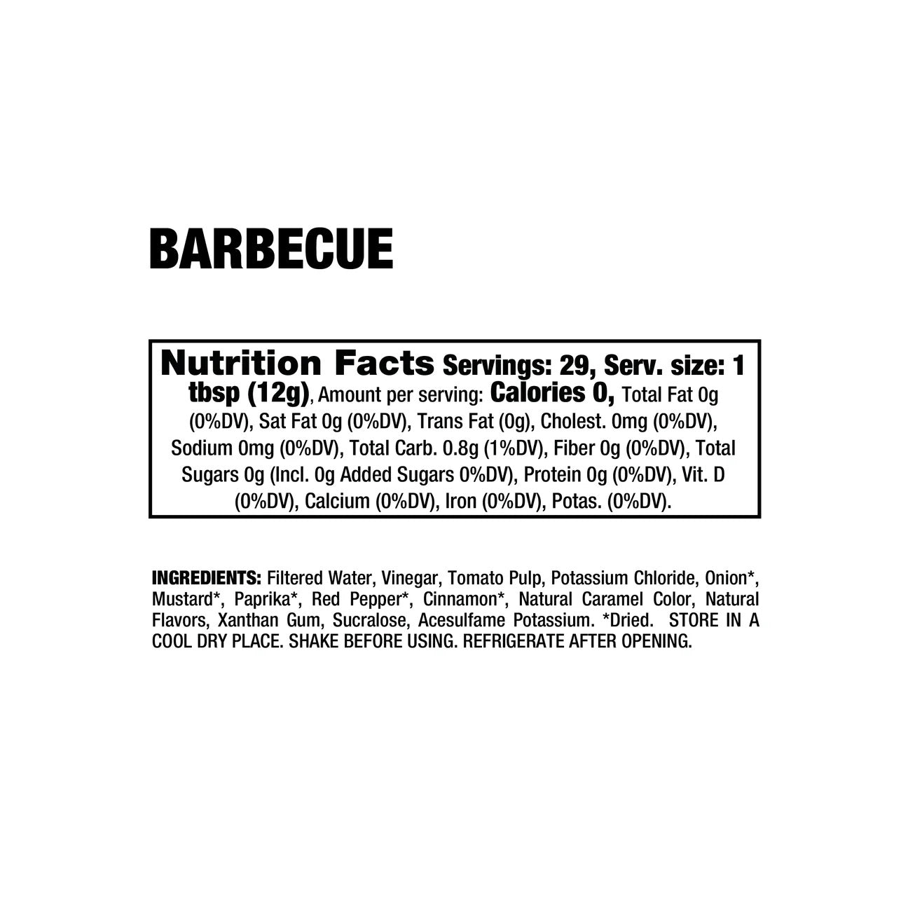 Dragon Dips ingredient label 2
