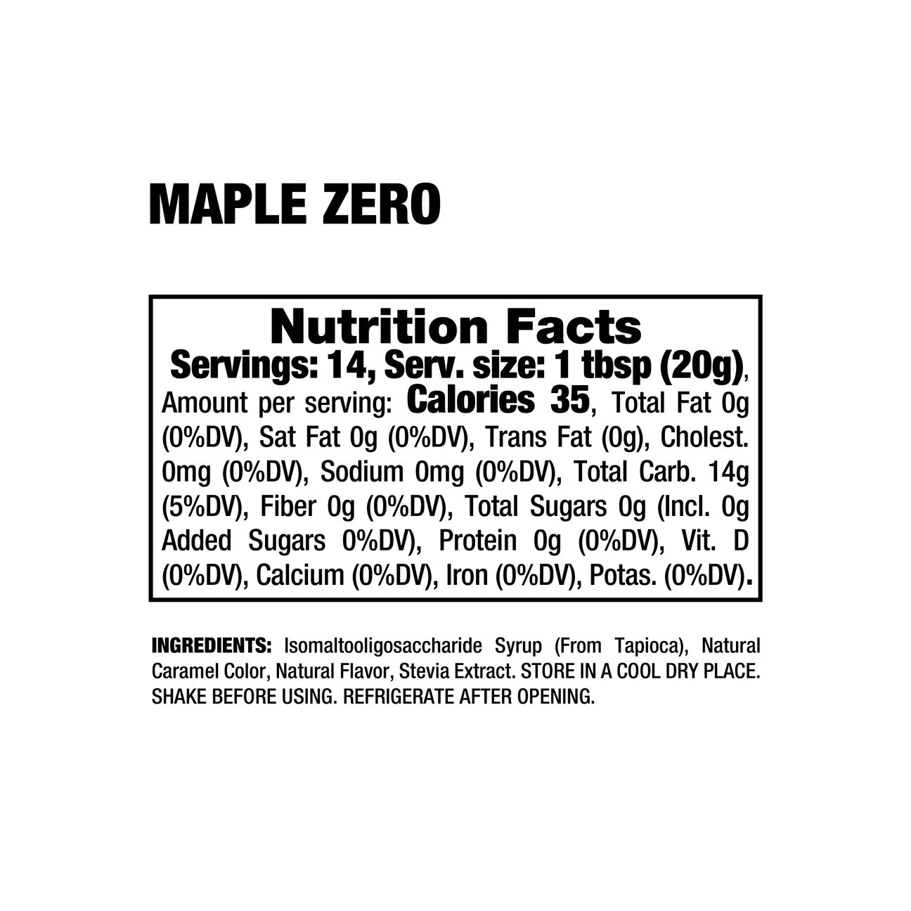 Dragon Dips ingredient label 7