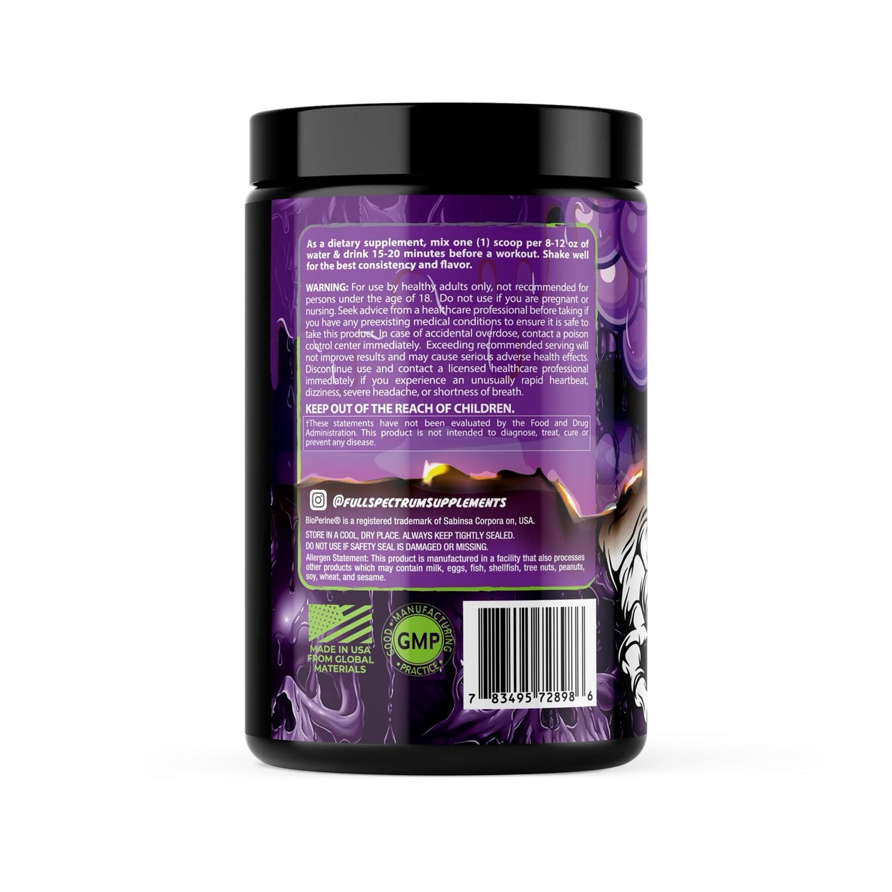 N.O.torious Rage Extreme Pre Workout | Full Spectrum Supplements ...
