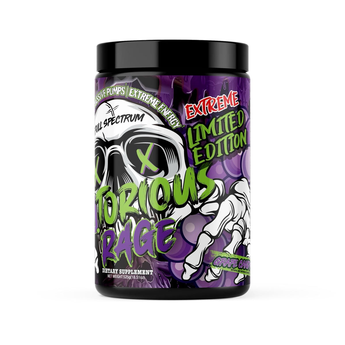 N.O.torious Rage Extreme Pre Workout | Full Spectrum Supplements ...