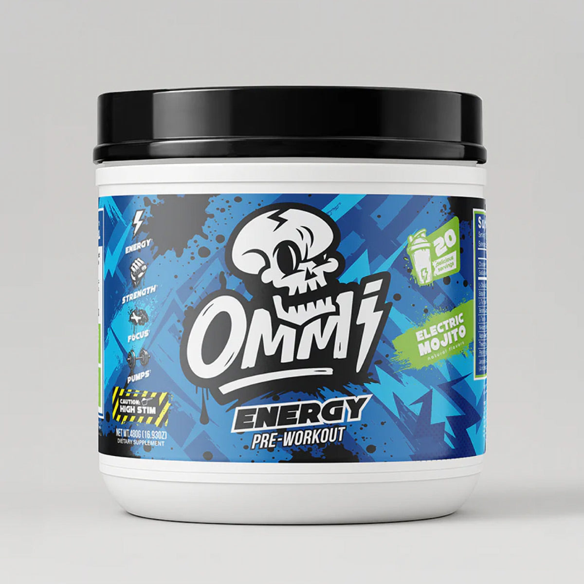 Taste OMMI Pre Workout High Energy – NutriCartel