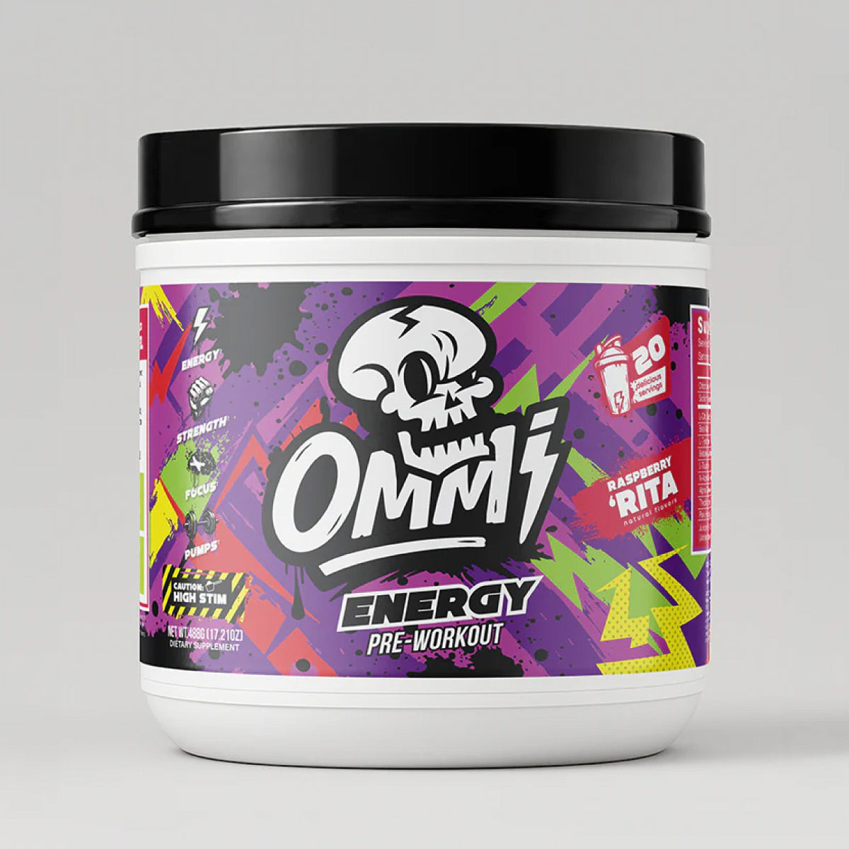 Taste OMMI Pre Workout High Energy – NutriCartel