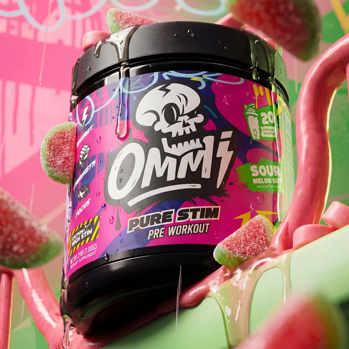 OMMI Pure Stim Pre Workout – NutriCartel