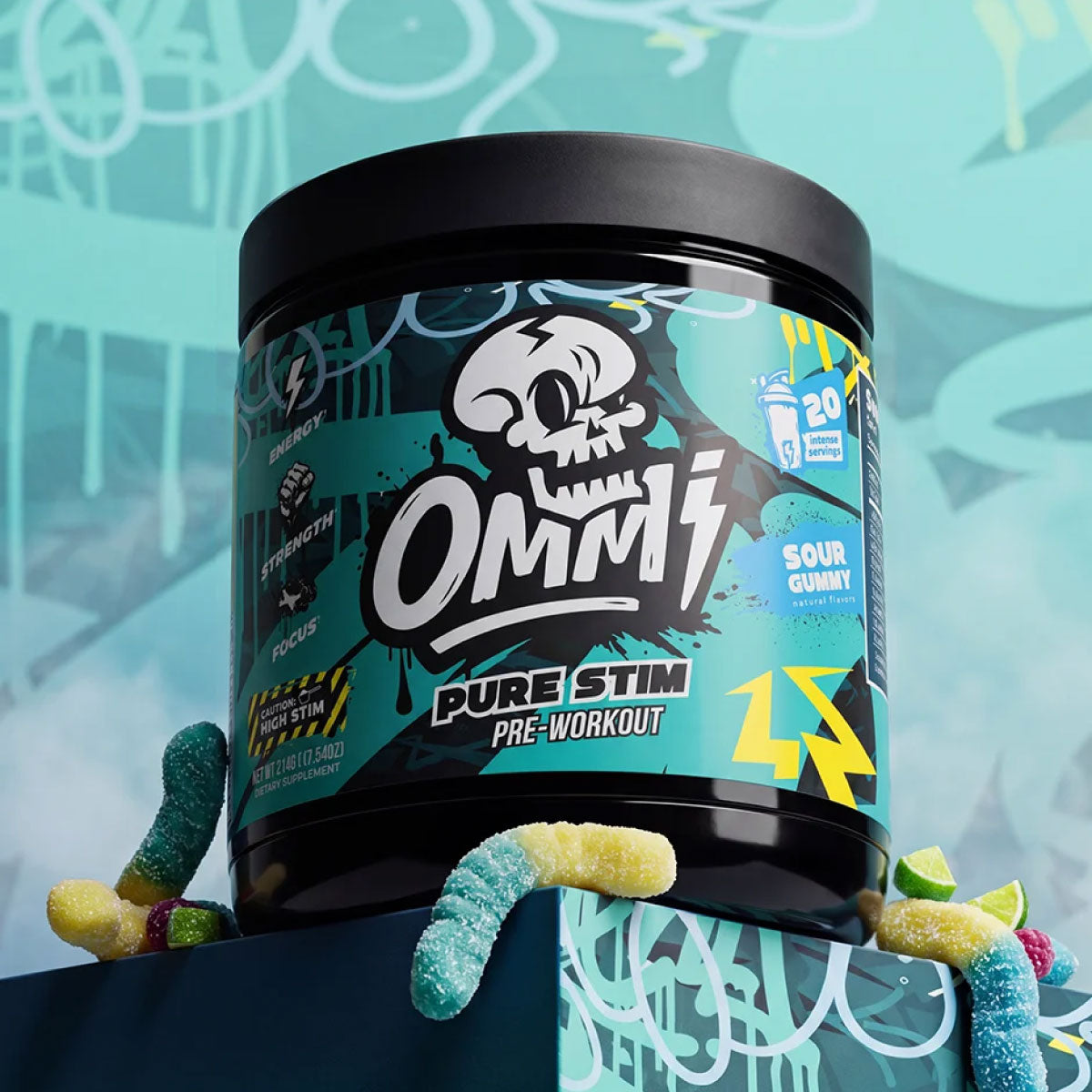 OMMI Pure Stim Pre Workout – NutriCartel