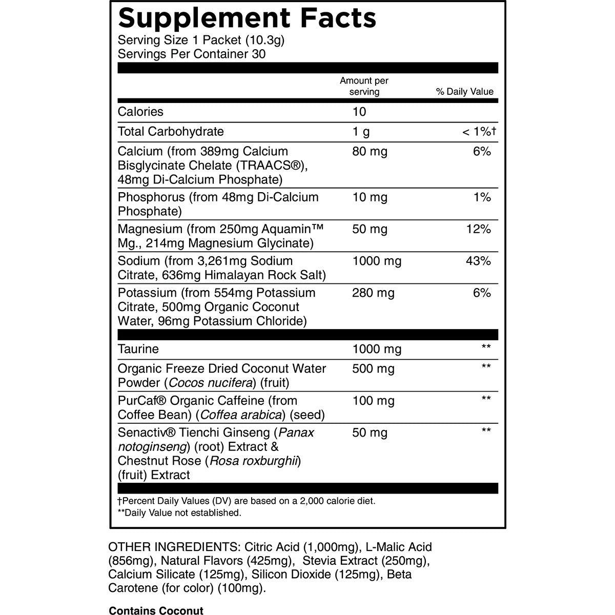 Transparent Labs Hydrate Black – NutriCartel