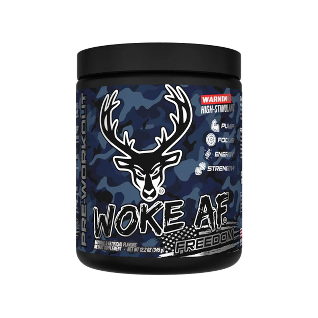 Woke AF Black Pre Workout - 30 Servings cheapest - Sets on the Beach - Bucked Up DAS Labs