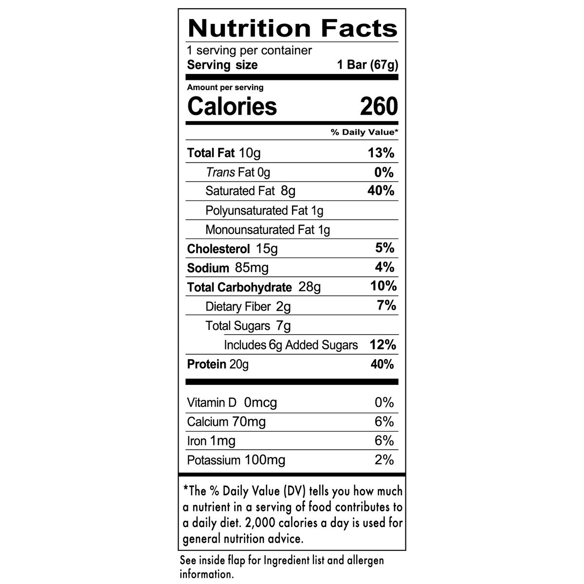 RedCon1 MRE Protein Bar – Nutrition Cartel