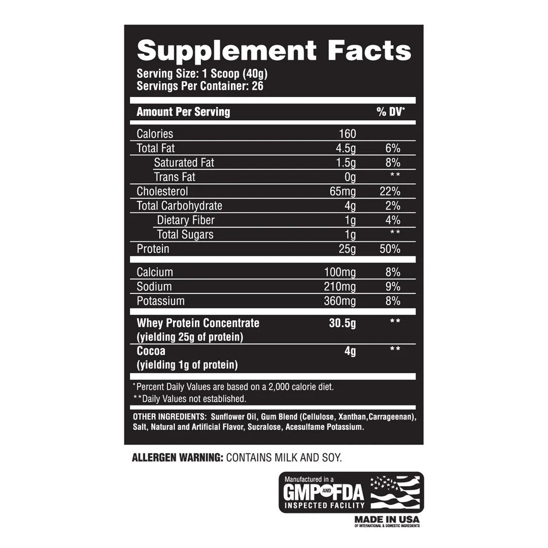 Apollon No Whey Out Protein ingredient label 3