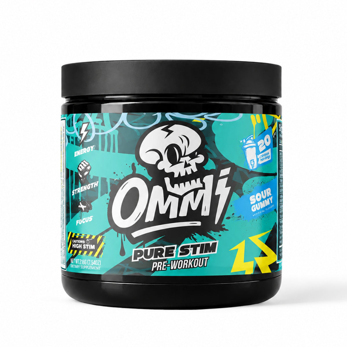 OMMI Pure Stim Pre Workout – NutriCartel