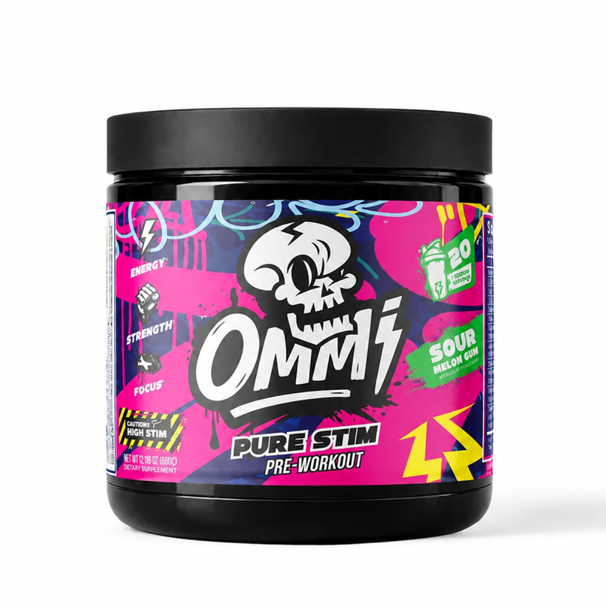 OMMI Pure Stim Pre Workout – NutriCartel