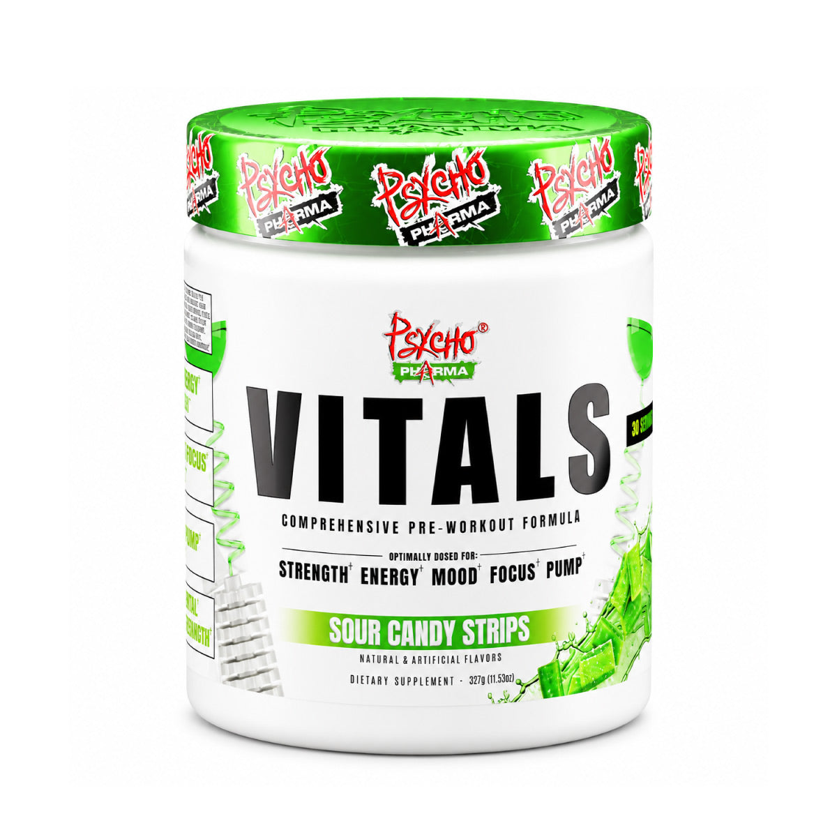 Psycho Pharma Vitals Pre Workout – NutriCartel