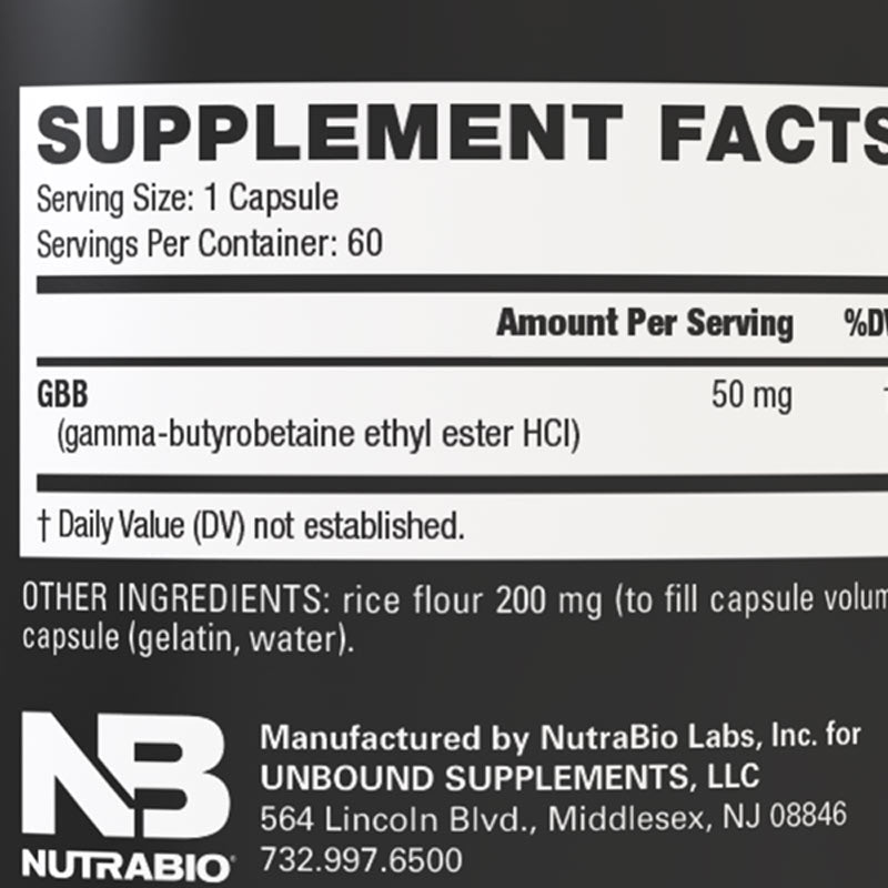 GBB ingredient label